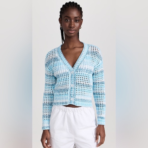 SUNDRY Boxy Crochet Cardigan M‎ - Picture 1 of 13